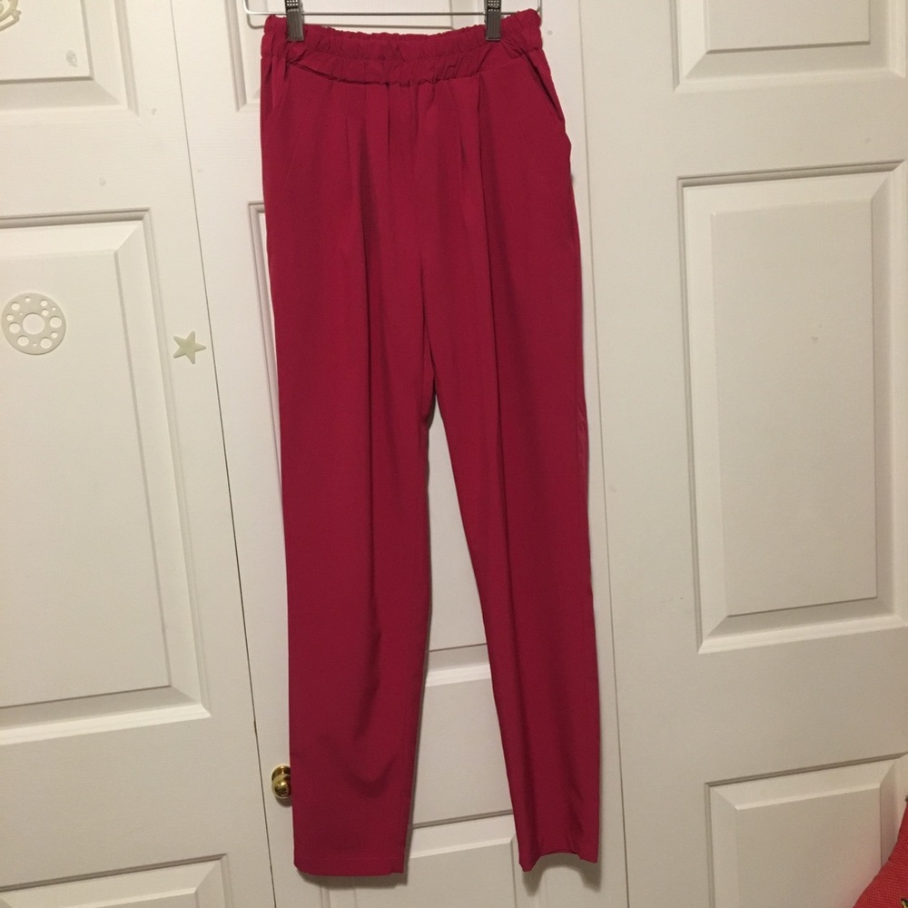 Korean Pink Dress Pants